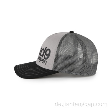 3D Stickerei 5 Panel Trucker Hut für Erwachsene